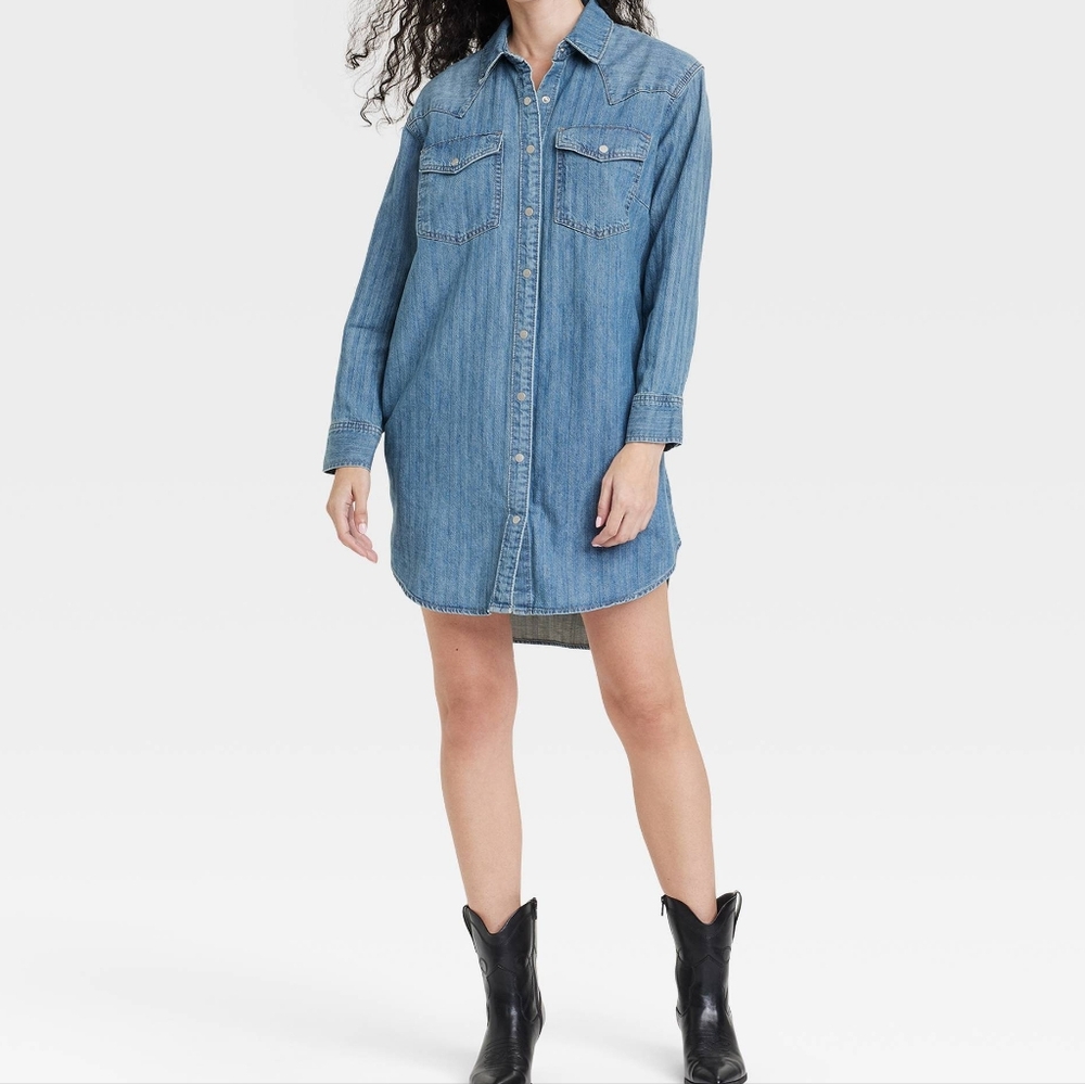 NWT Universal Thread Denim Dress Medium